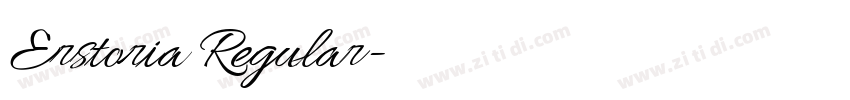 Erstoria Regular字体转换 Erstoria Regular字体转换